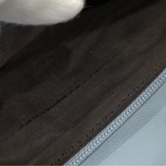 Authentic Gucci micro sima wallet purse blue leather GG monogram - Picture 14 of 16